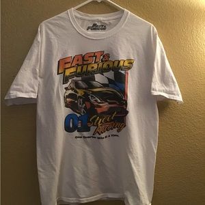 Fast & Furious white T-Shirt, vintage design